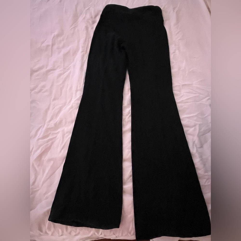 Target black cotton flare leggings